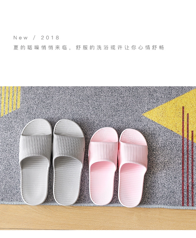 Nữ mùa hè dép nhà nhà trong nhà trượt nặng đáy vài Hàn Quốc từ tắm phòng tắm dép nhà và dép nam - Trang chủ