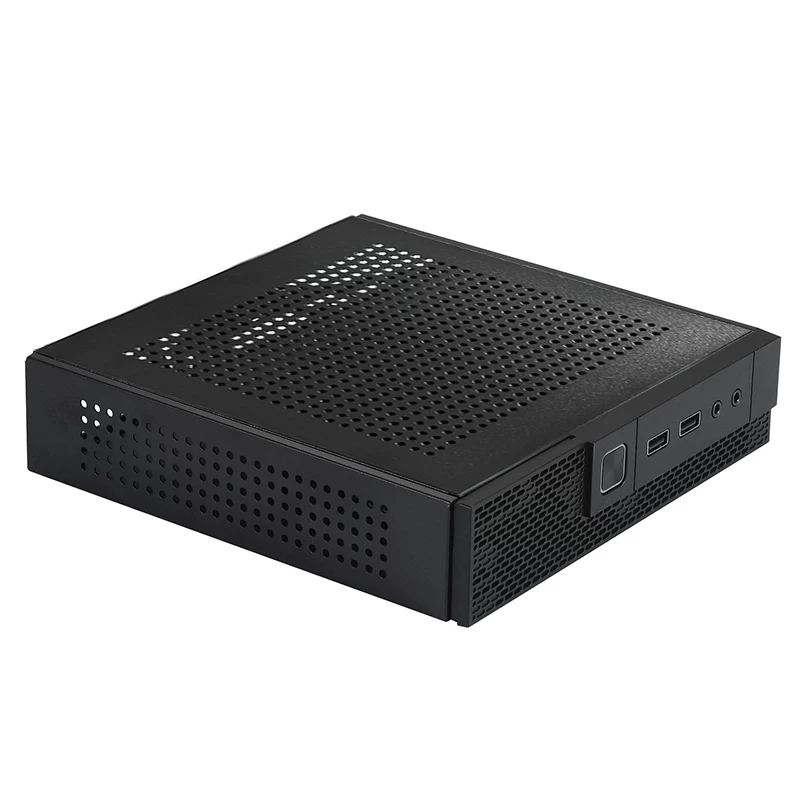 SKTC [TX02 миниатюрный корпус для ПК Thin ITX корпус тихий промышленный ПК мини-полуподдерживаемый]