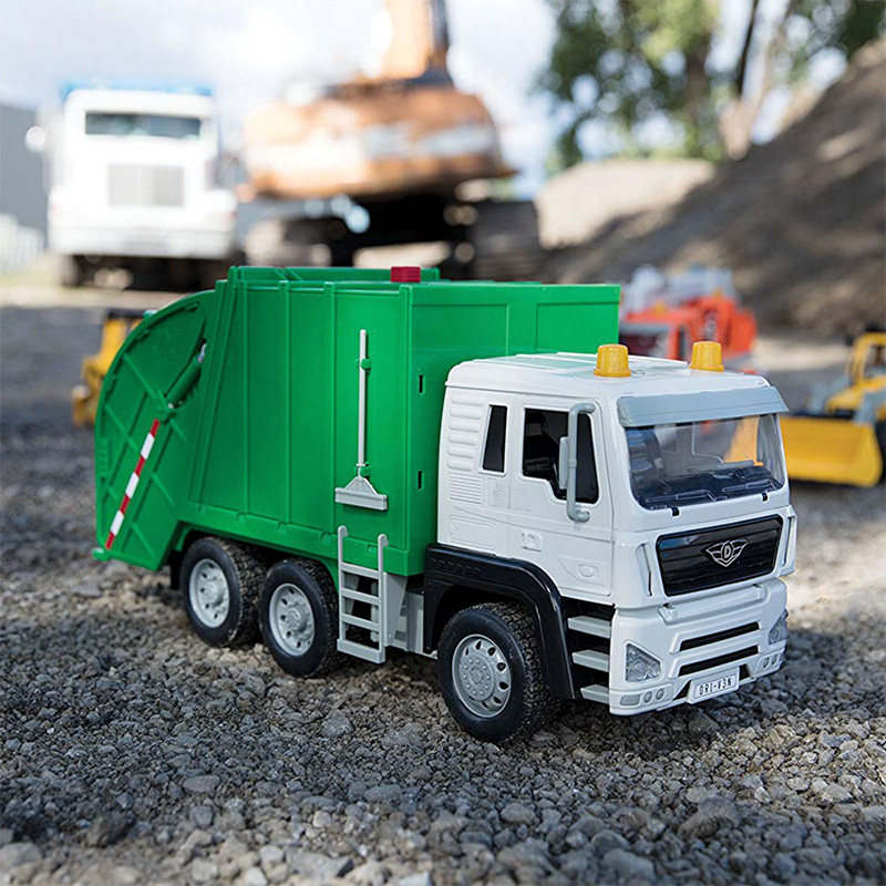 North American Driven children's garbage recycling car boys slide toy car cranes urban engineering transport big