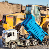 North America Driven Oversized childrens engineering car model Crane bulldozer Digging truck sliding toy car