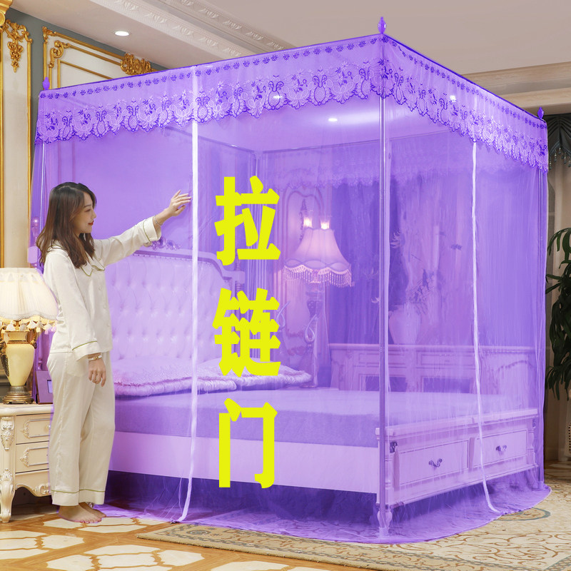 Bed nets 2021 new home convenience for disassembly and cleaning of the princess palace Palace Ground Floor Type Bracket Plus Coarse