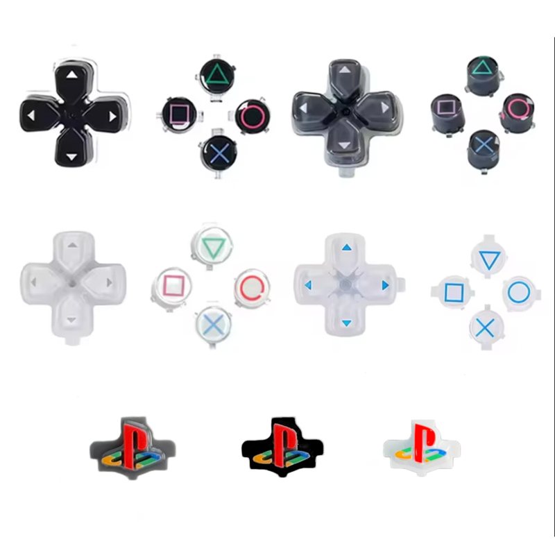 Ps5 Controller Crystal Buttons Abxy Cross Keys Logo Keys Colorful Buttons Function Keys Replacement DIY Peripheral Accessories Ps5 Controller Crystal Buttons Abxy Cross Keys Logo Keys Colorful Buttons Function Keys Replacement DIY Peripheral Accessories