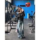 Сексуальный осенний цветной лонгслив, оверсайз, свободный крой