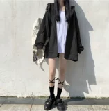 Брендовая осенняя толстовка с капюшоном, цветная куртка, кардиган, оверсайз, в корейском стиле