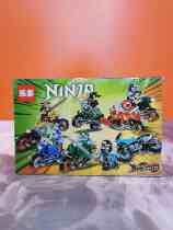 Ledo A8108-3 Mindy ninja motorcycle combined dragon family Order boy building blocks assembled puzzle toy
