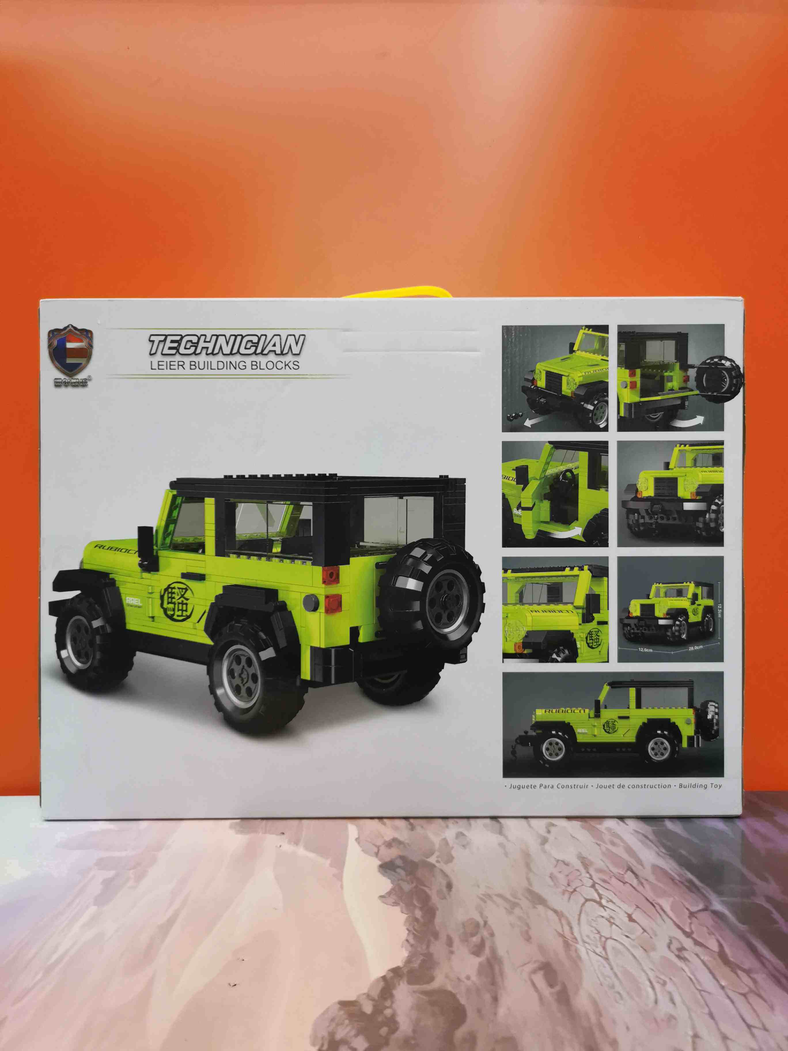 Lucky Stars 50020 Cross Country Jeep Gypsy Car Building Blocks Model High Difficulty Assembling Toy Car Children 8