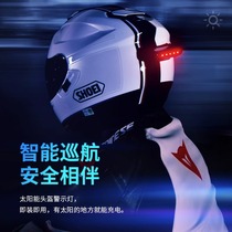 Iron General Smart Helmet Cruise Light Motorcycle Battery Car Electric Helmet Light Brake Sensitive Warning S1_K2