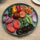 22 вегетарианские блюда (посылающие синие диски)