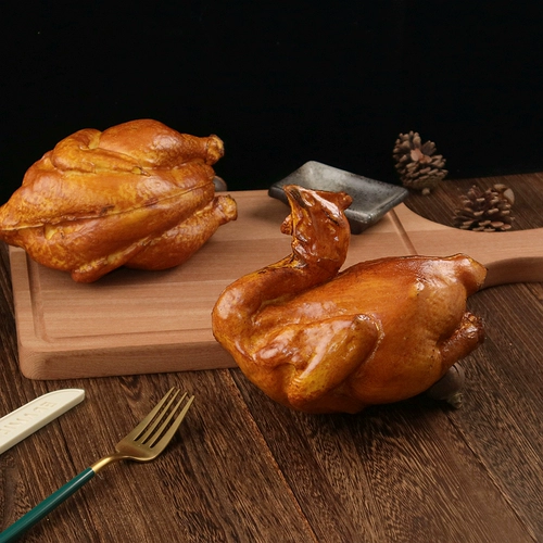 Моделирование жареное утка жареная куриная куриная модель поддельная жареная утка