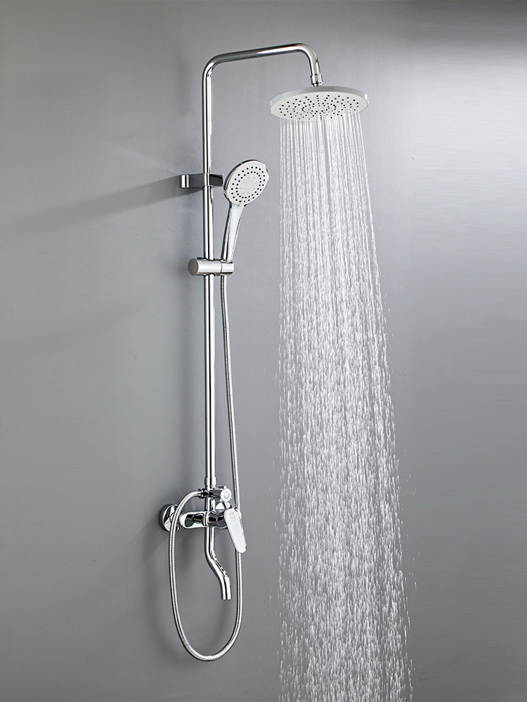 Bathroom shower shower kit Household all copper bathroom rain constant temperature shower nozzle Powder room bath artifact