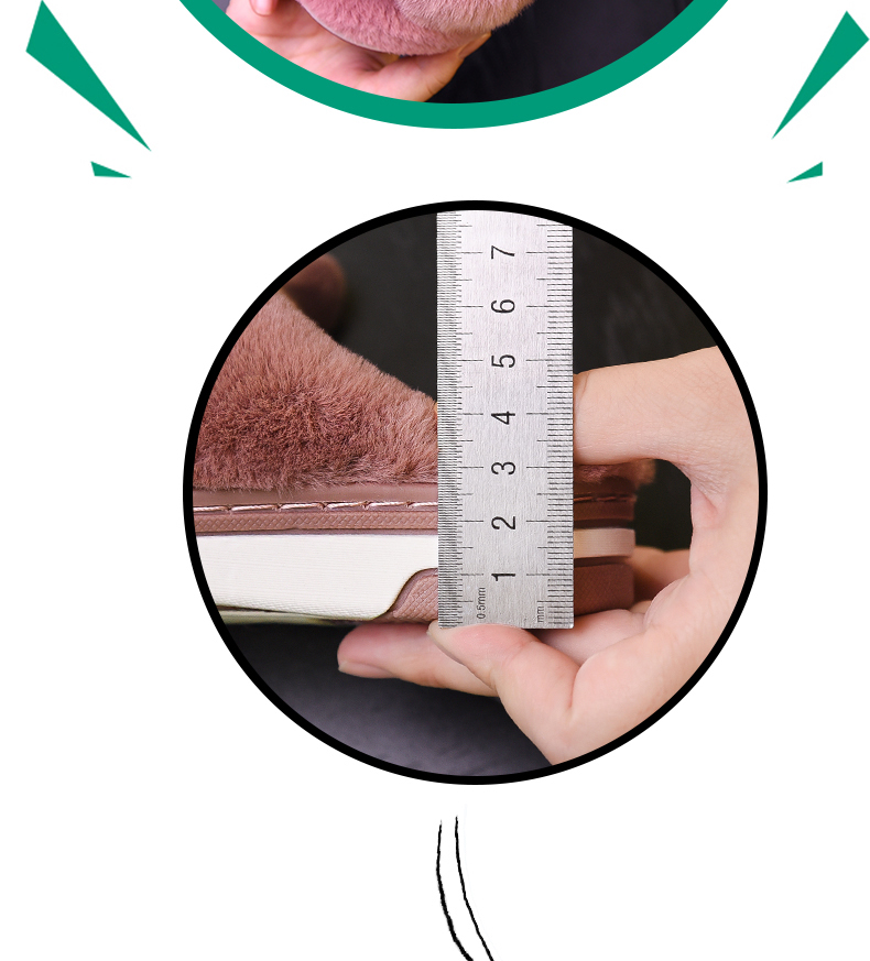 Dép cotton nữ mùa đông túi xách có đế dày sang trọng Hàn Quốc trong nhà dễ thương cỡ lớn chống trượt tháng ấm áp dép nhà tắm