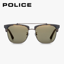 POLICE Courage to think about glasses star same partial sunglasses female simple sunglasses male driving mirror SPL494