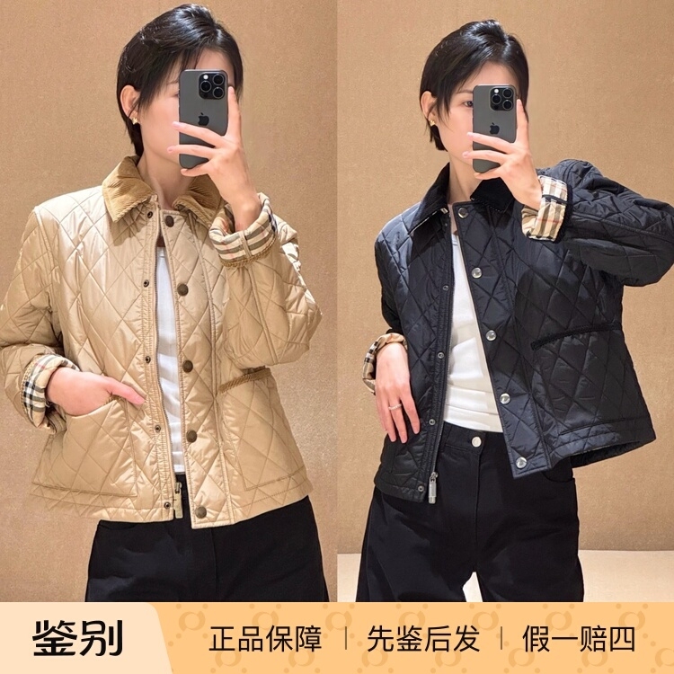 In-Stock Burberry/Burberry Autumn and Winter New Women's Cotton Clothing Burberry Jacket New Barn Short Style In-Stock Burberry/Burberry Autumn and Winter New Women's Cotton Clothing Burberry Jacket New Barn Short Style