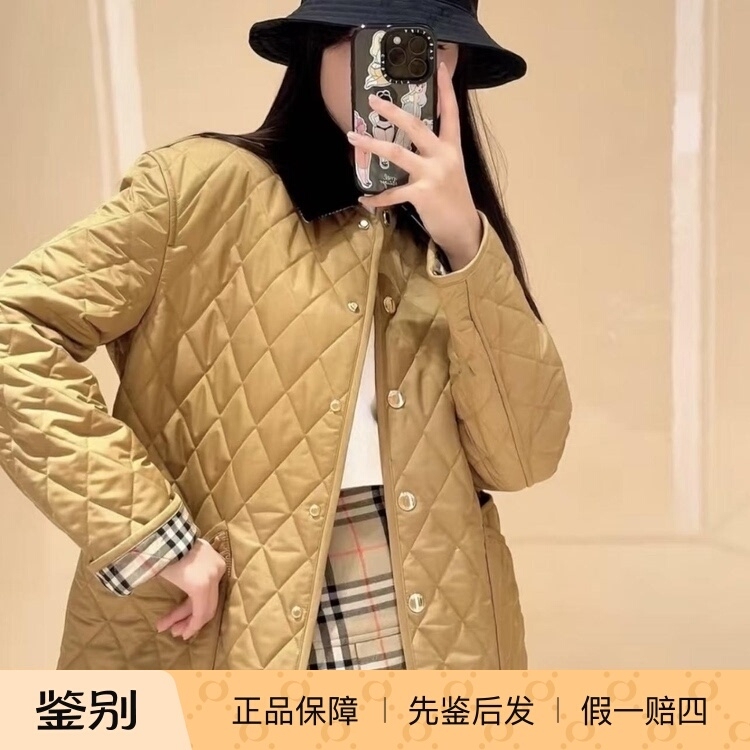 In Stock Burberry/Burberry Autumn and Winter New Women's Jacket Cotton Coat Burberry Golden Armor 96355 In Stock Burberry/Burberry Autumn and Winter New Women's Jacket Cotton Coat Burberry Golden Armor 96355