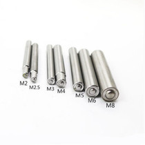 Semi-hollow rivet punch punch punch manual press manually knocked rivet punching sub-turned edge curl die M2-M8