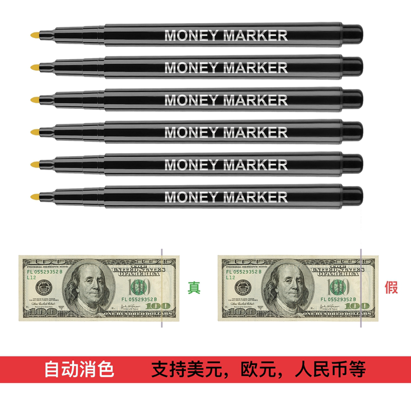 Amazon Counterfeit Money Detector Pen Water-Based Banknote Detection Pen Money Detector Pen