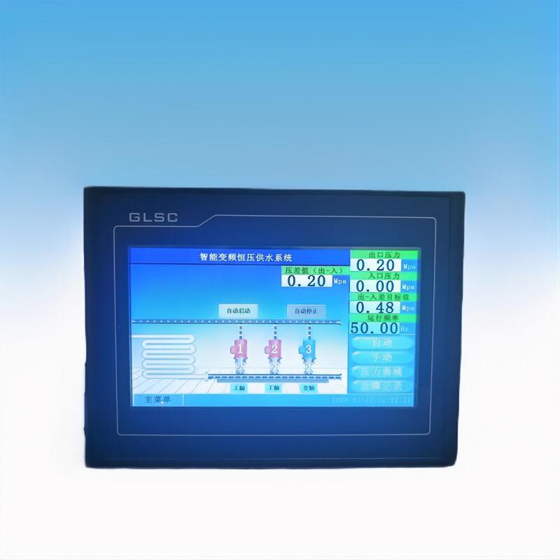 Temperature Controller 7inch Touch Screen Temperature Difference Constant Temperature Pressure Controller Full Frequency Converter Controller Cooling Tower One Unit
