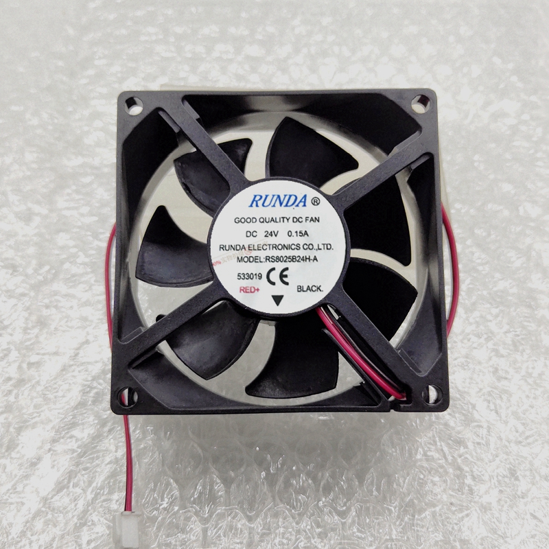 Brand new RUNDA Rui Valley RS8025B24H-A 24V 0 15a 8cm8025 welding machine cooling fan-Taobao