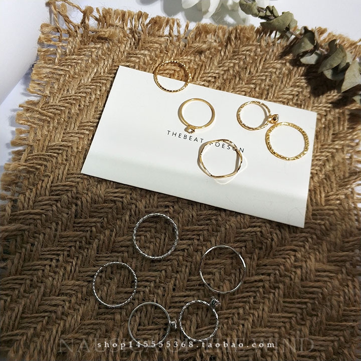 Cô gái ngọt ngào phiên bản Hàn Quốc của chiếc nhẫn vàng hồng đơn giản tinh xảo. nhẫn calvin klein
