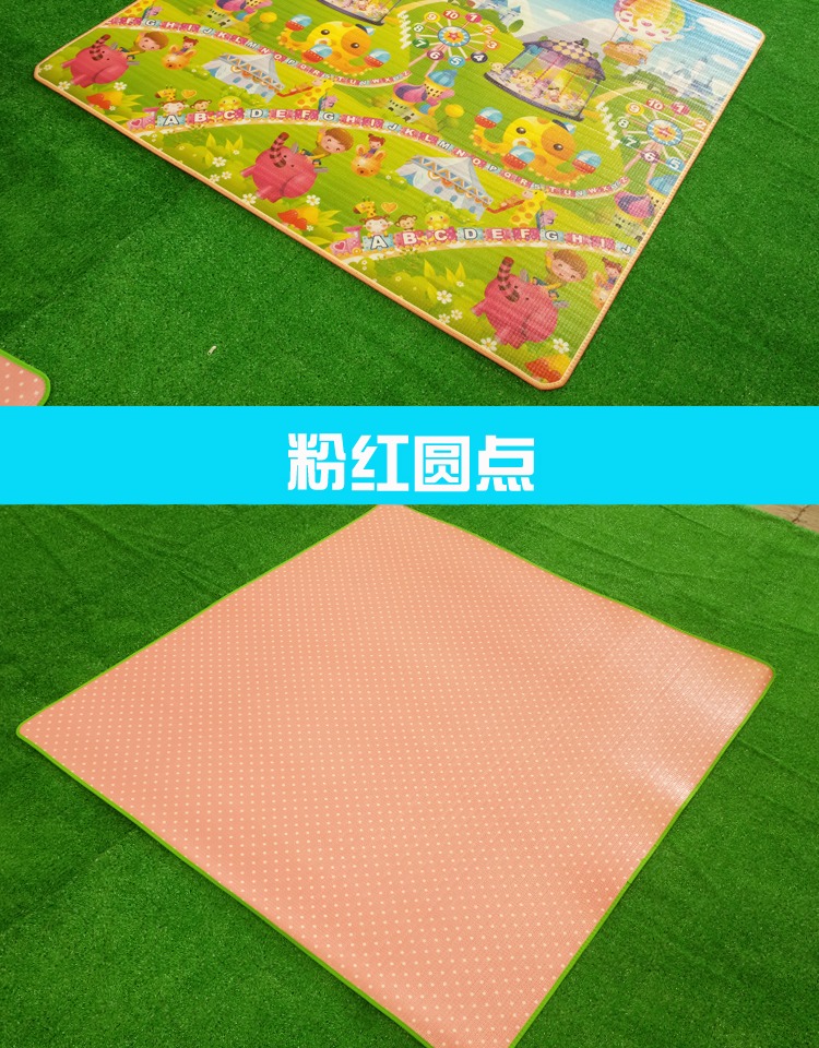 Nhôm màng cỏ dã ngoại mat ẩm pad ngoài trời đi chơi mùa xuân du lịch bãi biển ngủ mat mat hai mặt bảo vệ môi trường dày lên - Thảm chống ẩm / Mat / Gối chiếu xốp cho bé