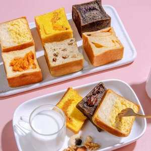 喵叔手工吐司巧克力肉松椰蓉夹心手撕面包早餐食品网红魔方欧包