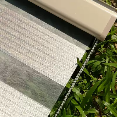 Rough linen curtain roller curtain curtain double blackout bedroom powder room bathroom office non-perforated waterproof oil