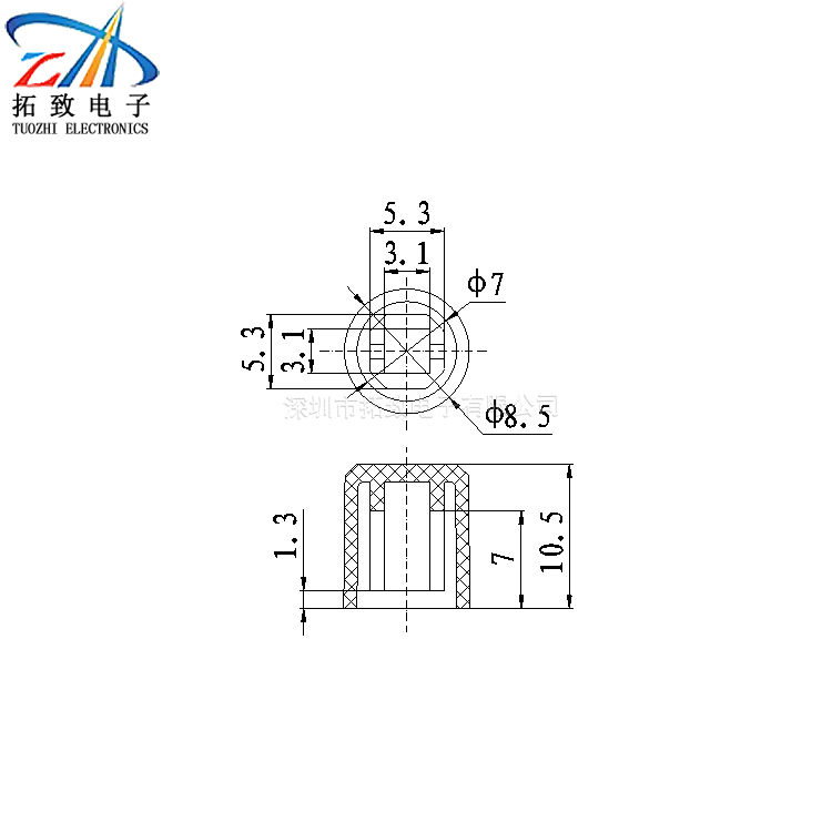 A11 khẩu độ 8,5 với A03 thẳng tổ hợp phím điện rẻ DIY đầu vòng đầu vuông lỗ keycap vỏ nhựa.