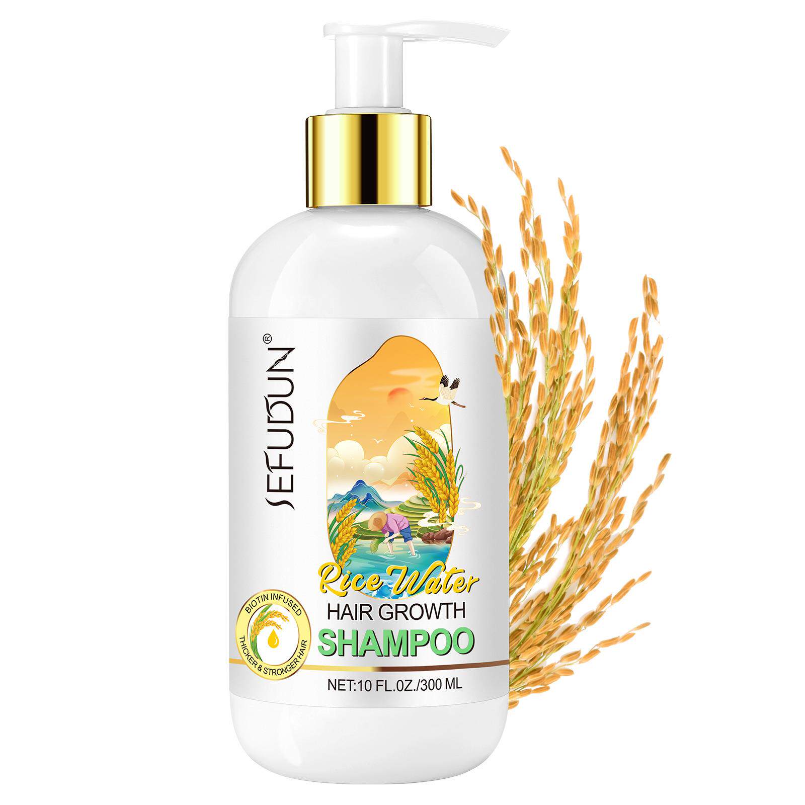 товар из китая rice water shampoo conditioner hair growth shampoo condition
