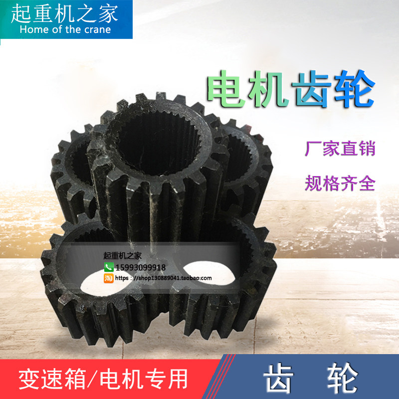 Motor pinion running gear variable speed gear driving gantry crane electric crane gear lifting accessories
