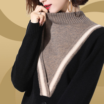 Fat mm winter dress Big code sweater 200 catty Loose Plus Fat Increase Woman Veil Ocean autumn and half high collars undershirt