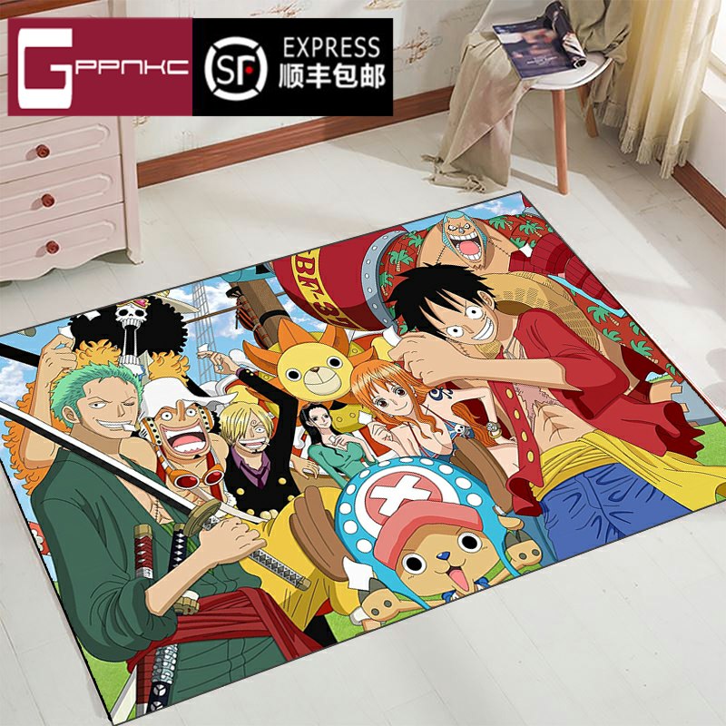 High-end brand Cartoon Sea Thief Wang Rug Secondary Meta Sea King Sea King Tide Living Room Sofa Tea Table Bedroom Bedside Yang