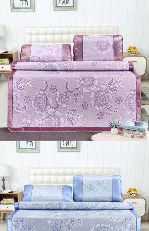 Mùa hè băng lụa mat giường đơn chỗ ngồi 1,5 mét 1,8 mét điều hòa không khí chỗ ngồi ký túc xá sinh viên mùa hè chiếu mành