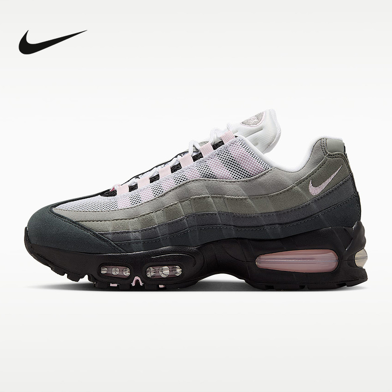 Nike Women's Shoes Air Max 95 Big Bubble White Silver Black Wave Cushioning Sneakers Hj5996-001