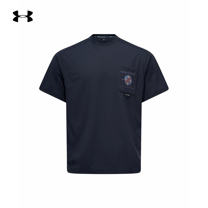 Under Armour's New Spring and Summer Outdoor Men's Casual Sports Loose Breathable Short-Sleeved T-Shirt 6014245-001