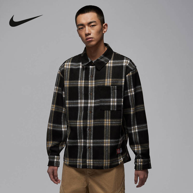 Nike Official Sports 2026 Spring Men's Long-Sleeved Shirt Ib1904-010