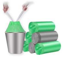 【袋芝莲】加厚绳式垃圾袋2卷60只