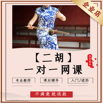 One-on-one real-life Erhu tutorial course zero-based advanced examination video online course tutoring