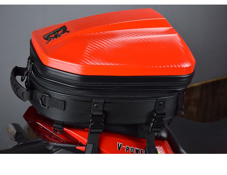 New Four Seasons Locomotive Racing Backseat Safety Helmet Bag Motor Bike Ride Rear Wrap Handbag Caravan Tailbag