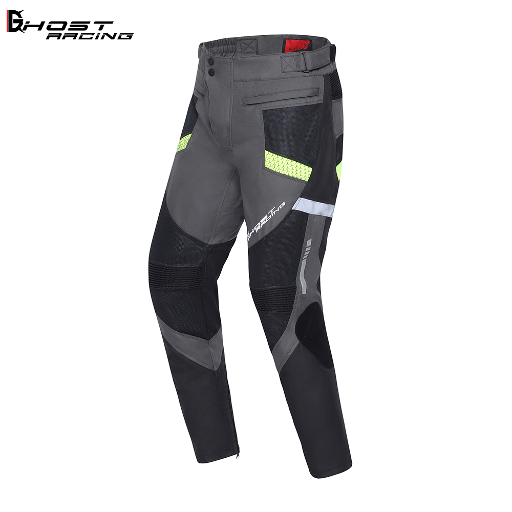 Spring Summer Motorcycle Racing Pants Male Rider Riding Anti-Fall Pants Motor Car Protective Travel Breathable Waterproof Pants