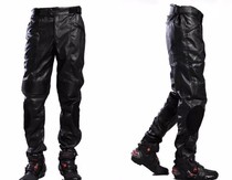 Autumn Winter Motorcycle Racing Pants Rider Motorcycle Riding Windproof Anti-Fall Protection Pants Outdoor Rain-Proof Warm Leather Pants