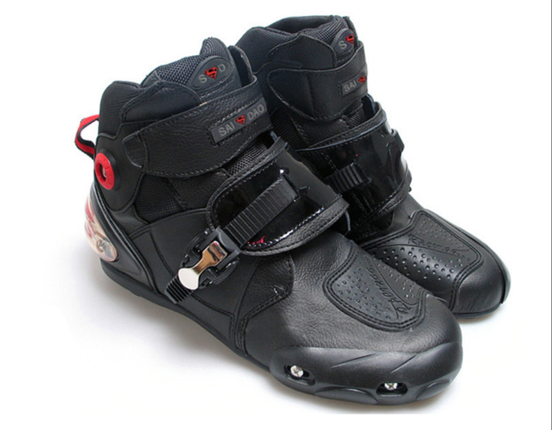 New SAIDAO Locomotive Boots Racing Anti-Fall Shoes Outdoor Riding Protection Shoes Waterproof And Abrasion Resistant