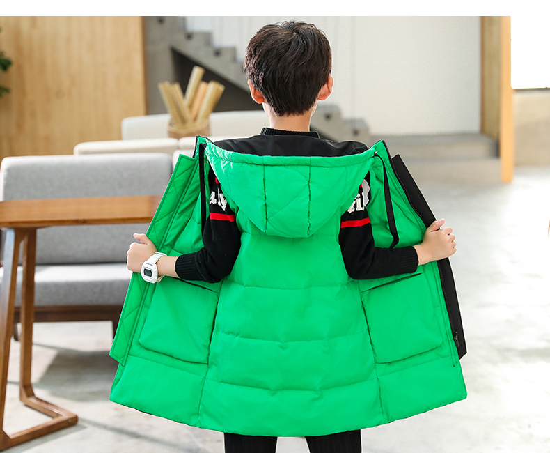 Áo vest bé trai mùa thu đông 2018 phiên bản Hàn Quốc mới của bé trai dày ấm hai mặt mặc vest thời trang mùa đông cho bé mẫu áo len gile trẻ em 