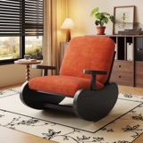 Дизайнерская качалка из натурального дерева для домашнего использования для отдыха, диван