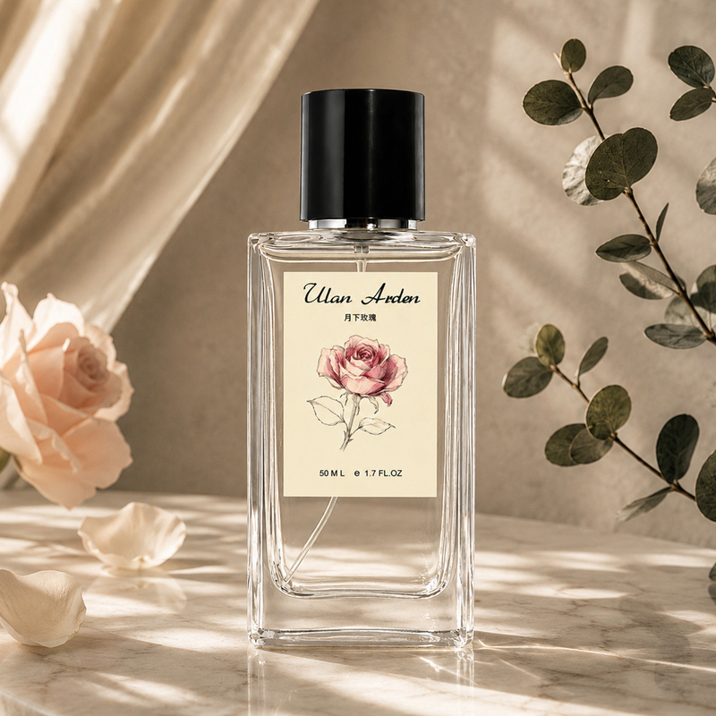 Ulan Arden Moonlight Rose Perfume Has a Romantic, Niche, Long-Lasting Light Fragrance with a Rose Scent