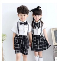 61 children performing clothing summer young children acting out of a boy host choral suit elementary school pupils back with pants boy