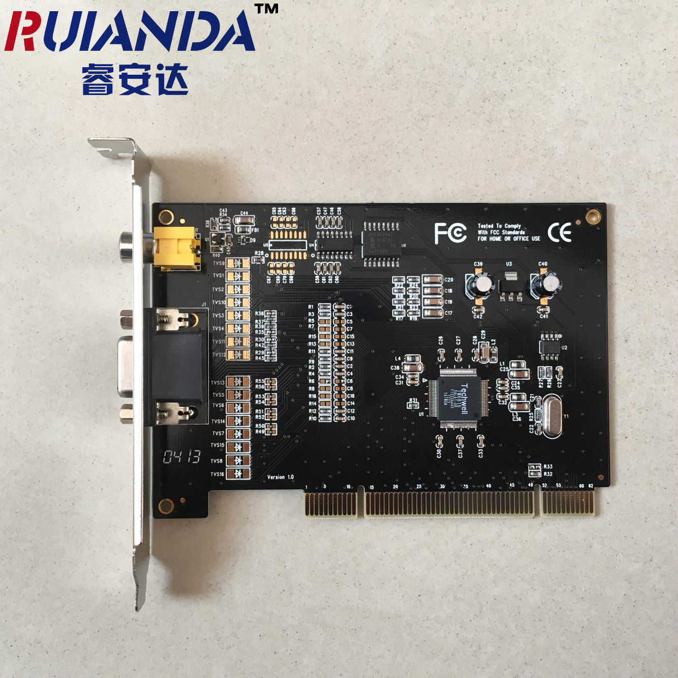 4-channel video capture card 4-channel audio HD monitoring card support WIN7 XP