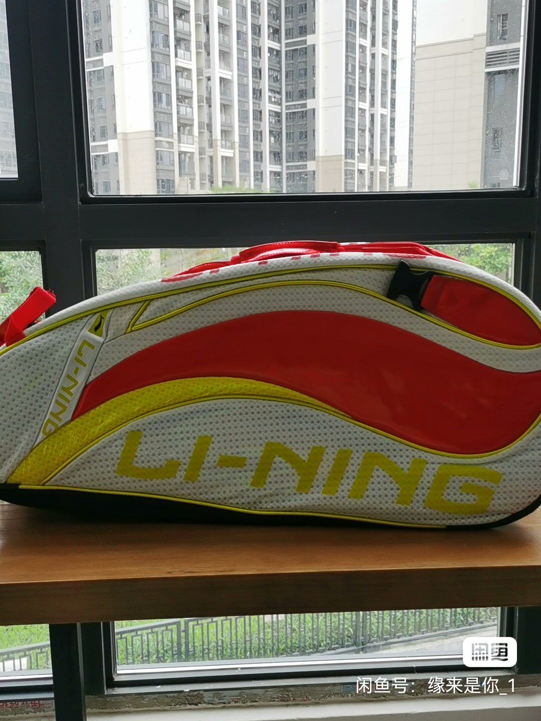 Сумка для бадминтона Li Ning, рюкзак ABJE046-1, спортивная сумка на плечо, сумка для бадминтонной ракетки, 9 шт. Изображение 1