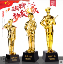 Creative custom troops veterans souvenir comrades-in-arms party to give gifts to veterans veterans gifts Bayi