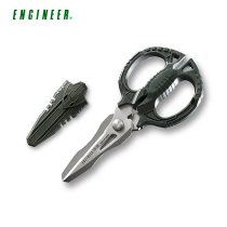 Japanese engineer sawtooth scissors can cut wire and wire precision scissors with teeth strong electrician scissors PH-55