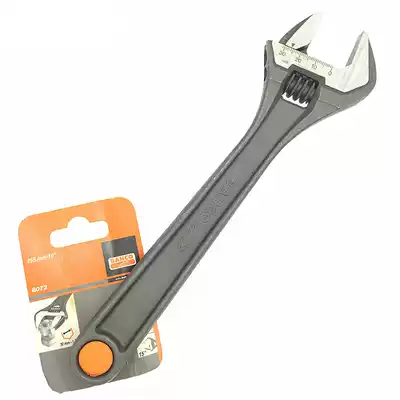 Swedish Baigu adjustable wrench Fish mark brand large opening wrench live mouth adjustable wrench 6 8 10 12 inches